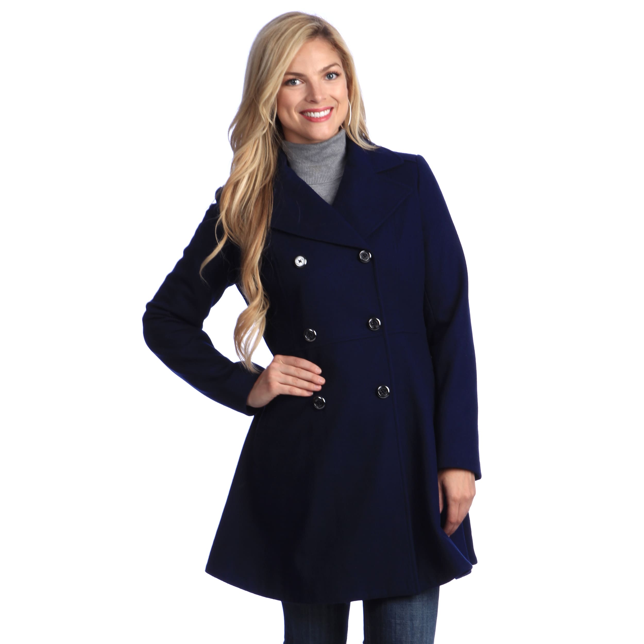 anne klein women's wool coats
