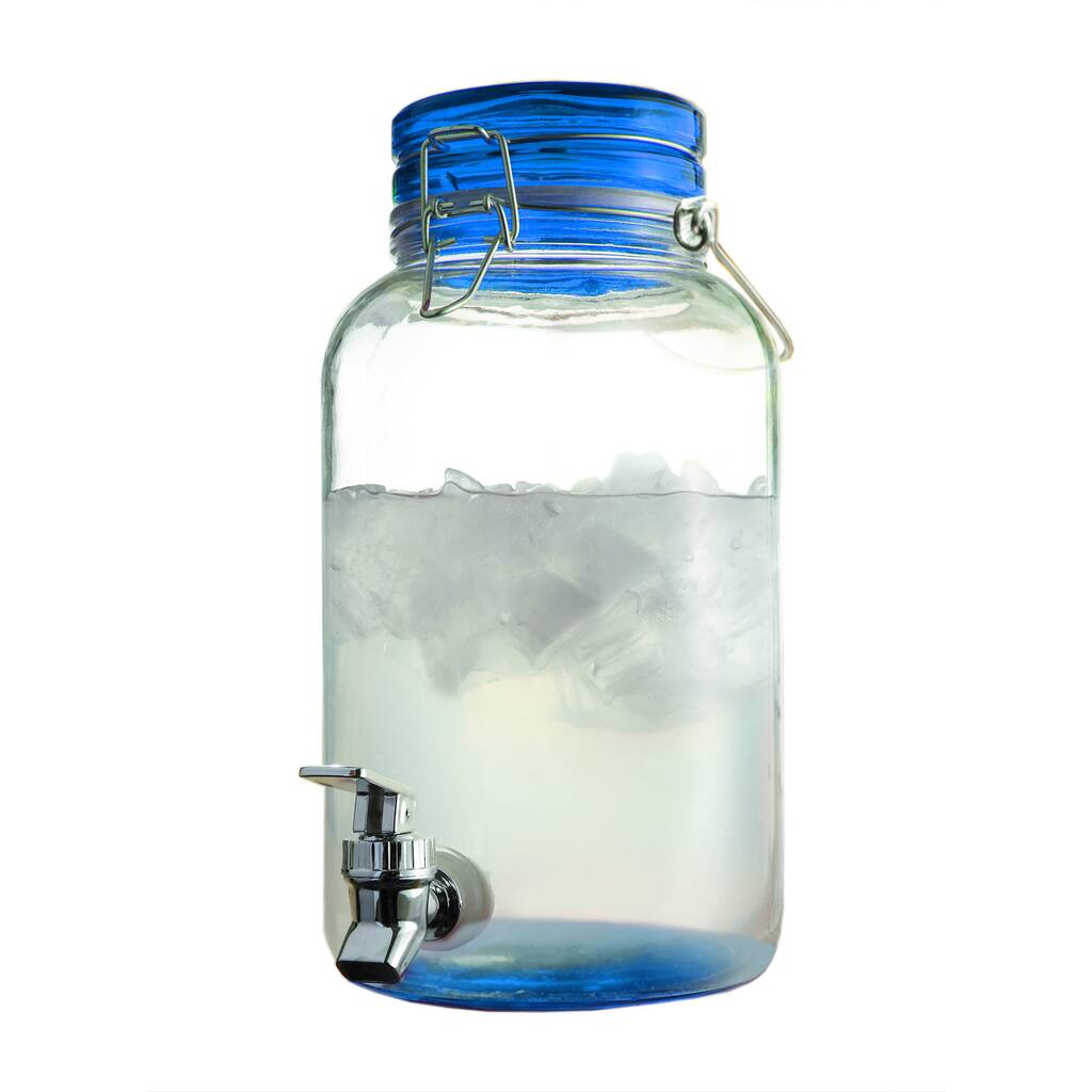 Style Setter Glass 1-gallon Beverage Dispenser