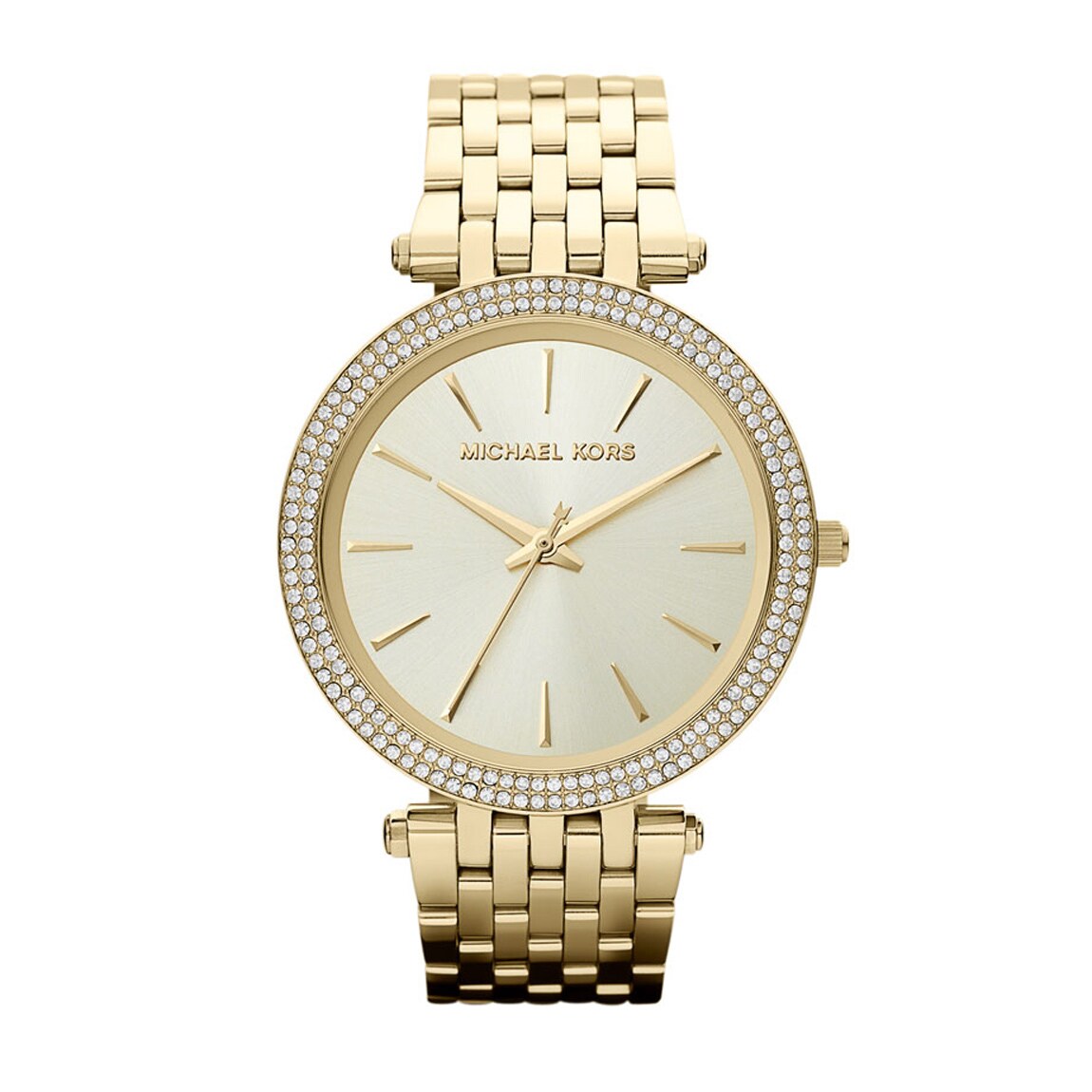 Michael Kors Women's MK3191 'Darci' Goldtone Watch - Overstock Shopping ...