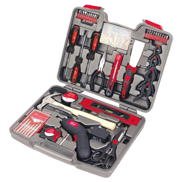 Apollo 144 Piece Kit with 4.8V Screwdriver Apollo Tool Sets