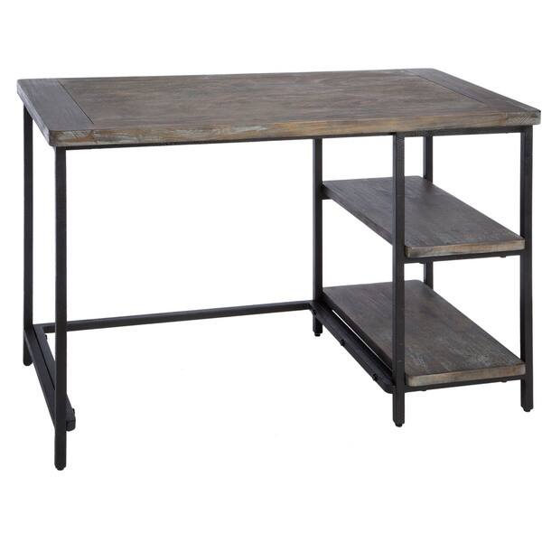 Shop Carbon Loft Renate Distressed Grey Slim Writing Desk