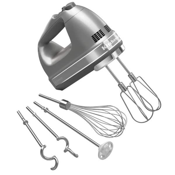  KitchenAid 6 Speed Hand Mixer with Flex Edge Beaters