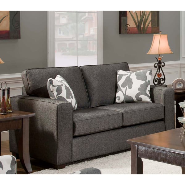 Calvin Microfiber Onyx Loveseat Bed Bath & Beyond 8206888