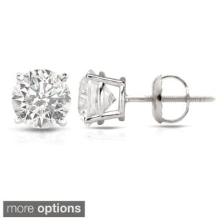 Auriya Platinum 0 50ct To 1 Tdw Round Hearts Arrows Auriya Platinum 0 50ct To 1 Tdw Round Hearts Arrows Diamond Stud Earrings On Free Shipping Today 8207015