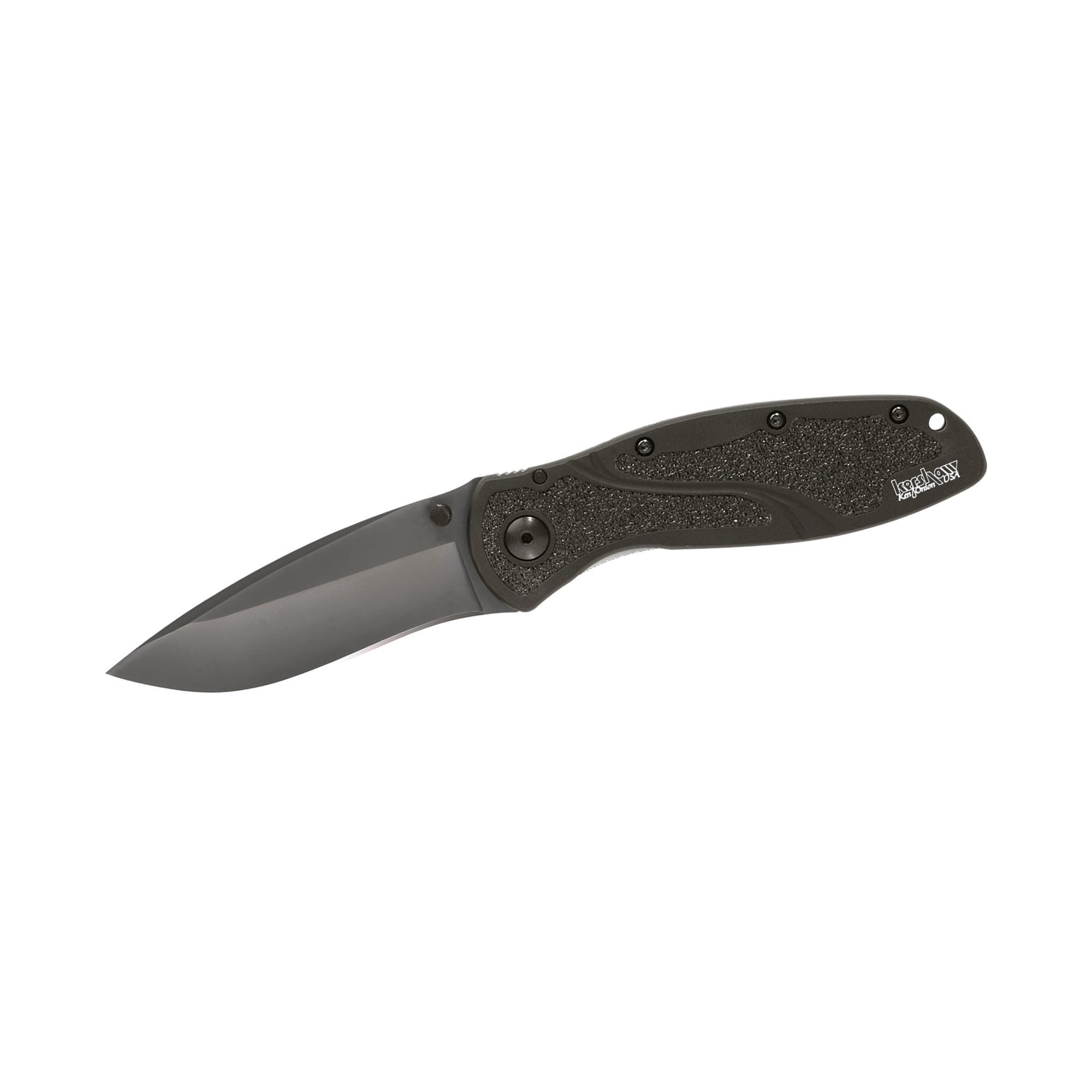 Blur Speedsafe Knife Black 1670blk (BlackBlade materials Sandvik 14C28N stainless steelHandle materials 6061 T6 aluminumBlade length 3.375 inchesHandle length 4.5 inchesWeight 0.5 poundsDimensions 7.875 inches long x 5.5 inches wide x 1 inch highBef