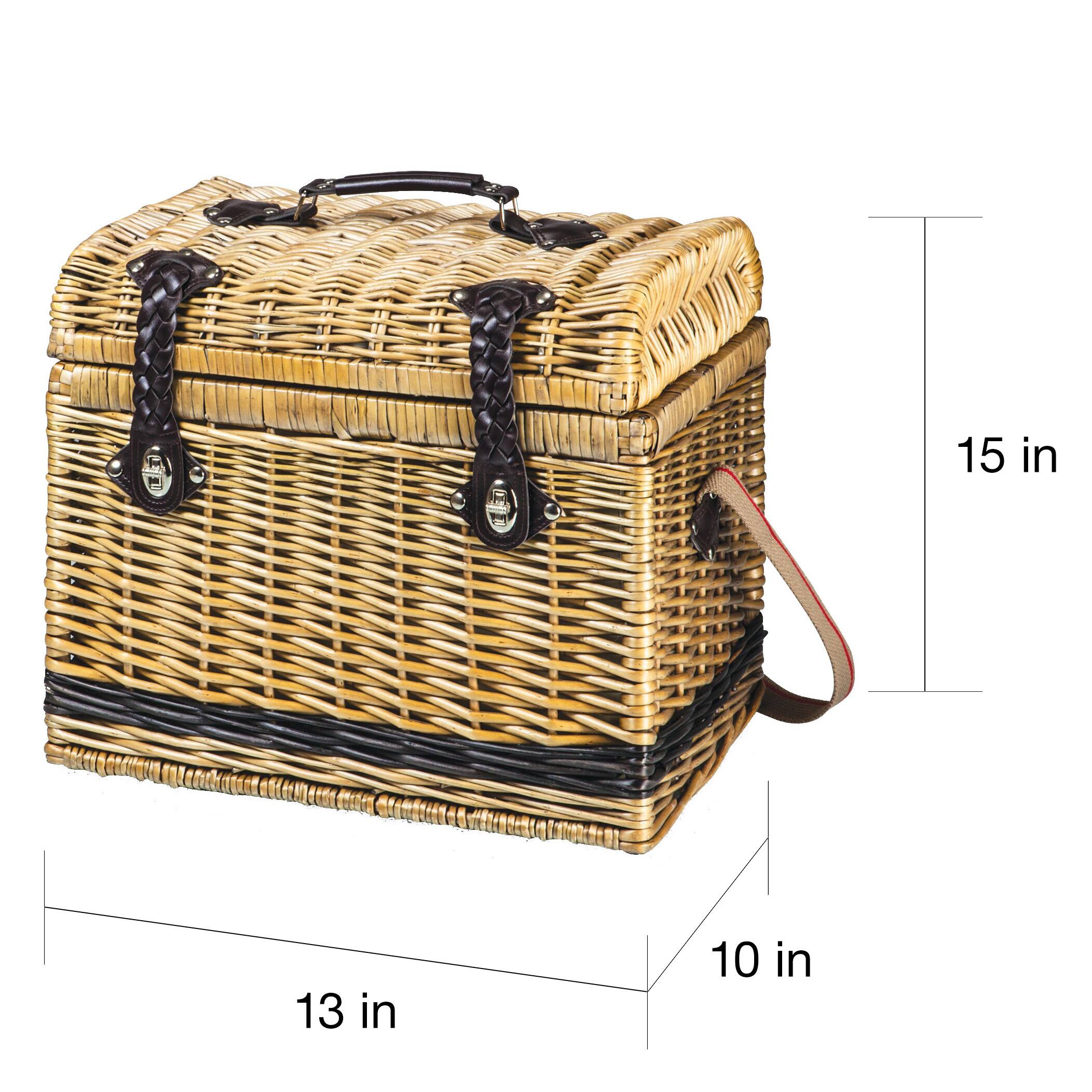 Yellowstone Picnic Basket Set Bed Bath & Beyond 8210096