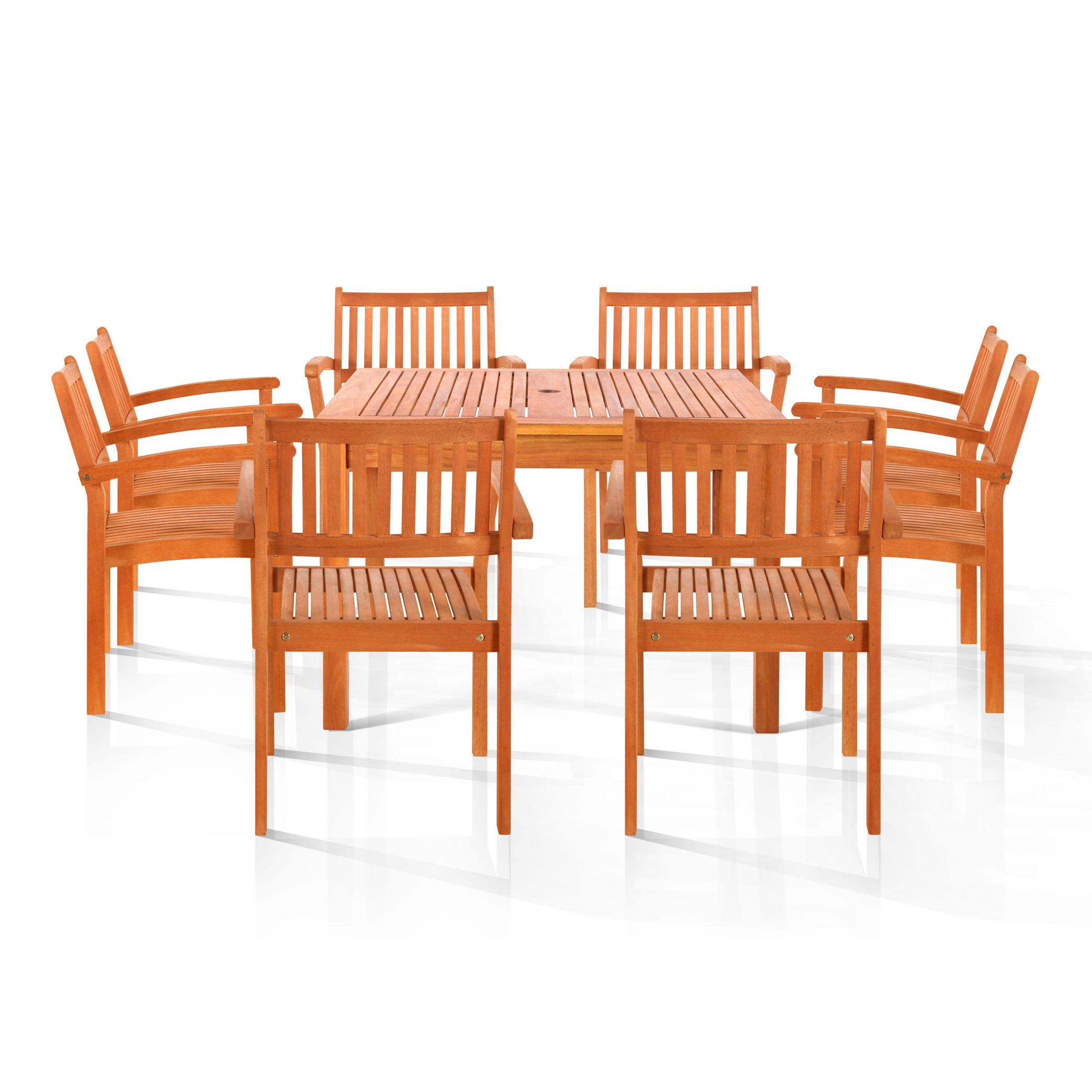 Shop Pasadena 9piece Outdoor Dining Set Free Shipping Today