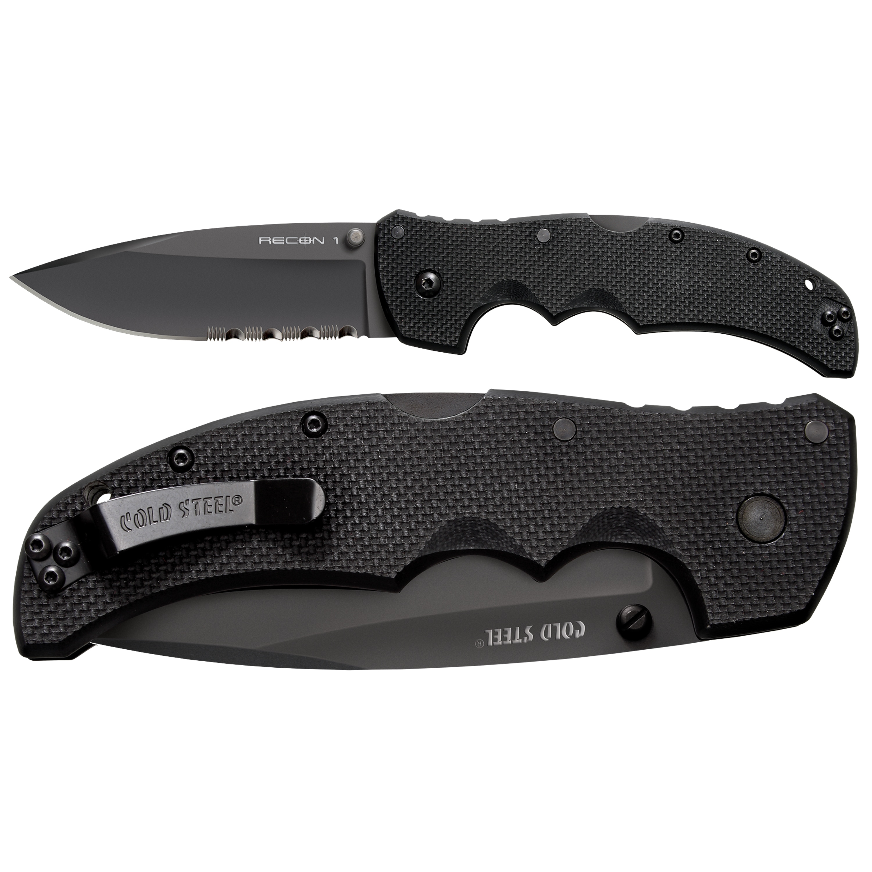 Recon 1 Spear Point 50/50 Edge Knife 27tlsh