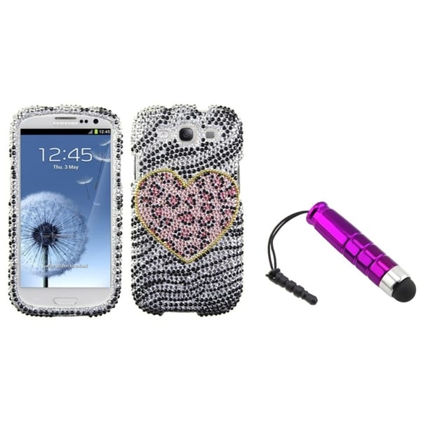 BasAcc Mini Stylus/ Diamante Case for Samsung Galaxy S III/ S3 BasAcc Cases & Holders