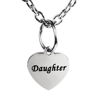 Light Weight Mom Laser Engraved Heart Pendant Charm 14k Yellow Gold