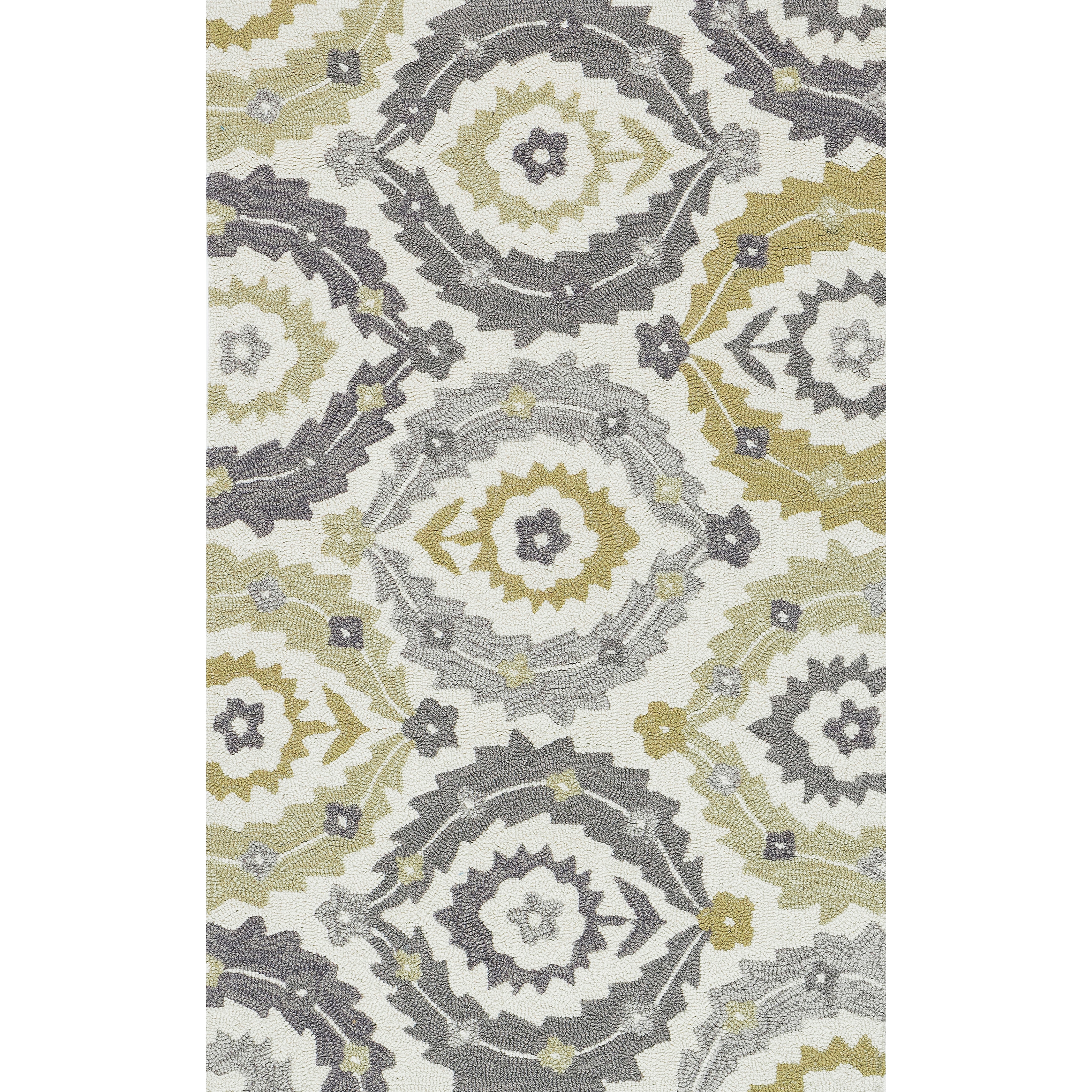 Hand Hooked Fandango Ivory/ Multi Rug (23 X 39)