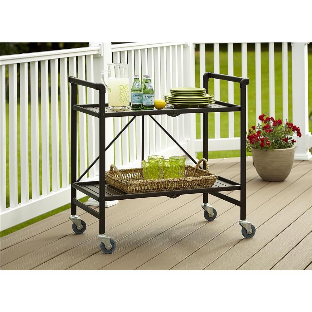 Shop Cosco SMARTFOLD Outdoor Folding Serving Cart - Free Shipping On