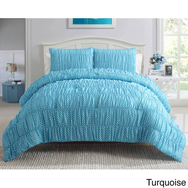 Shop Vcny Polka Dot 3 Piece Comforter Set Free Shipping Today
