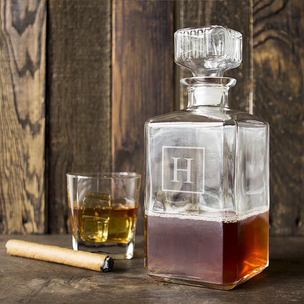 Personalized Square Glass Decanter
