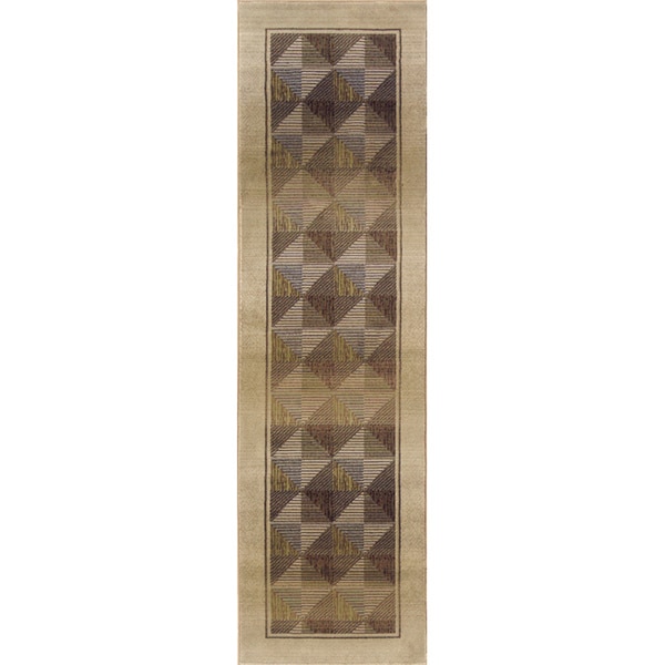 Generations Beige/ Green Rug (27 x 91)   15546778  