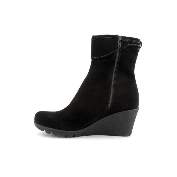 la canadienne gaby waterproof tall suede wedge boots