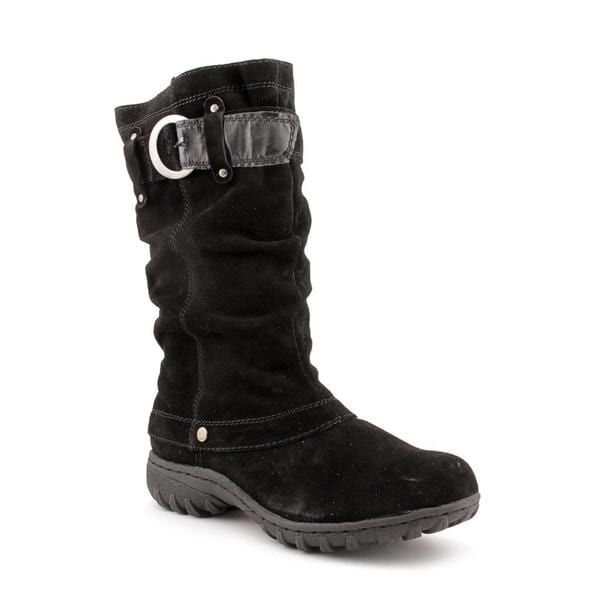 khombu black suede boots