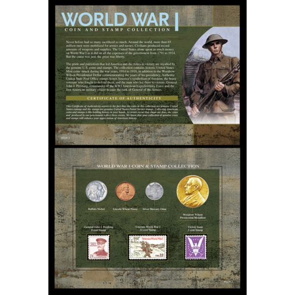 American Coin Treasures World War I Coin and Stamp Collection