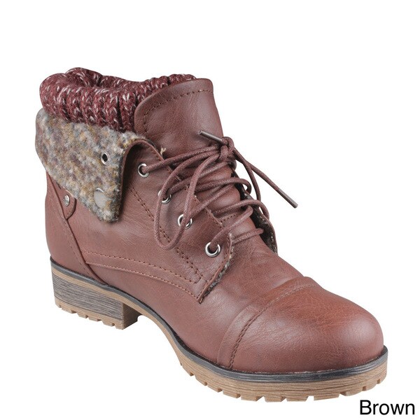 Refresh 'Wynne-01' Women's Boots - Free Shipping On Orders Over $45 ...