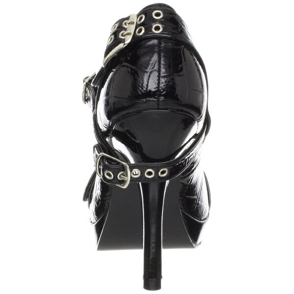 Pin Up Couture SECRET-15 Women/'s Platforms White Patent Mary Jane Pump Heels