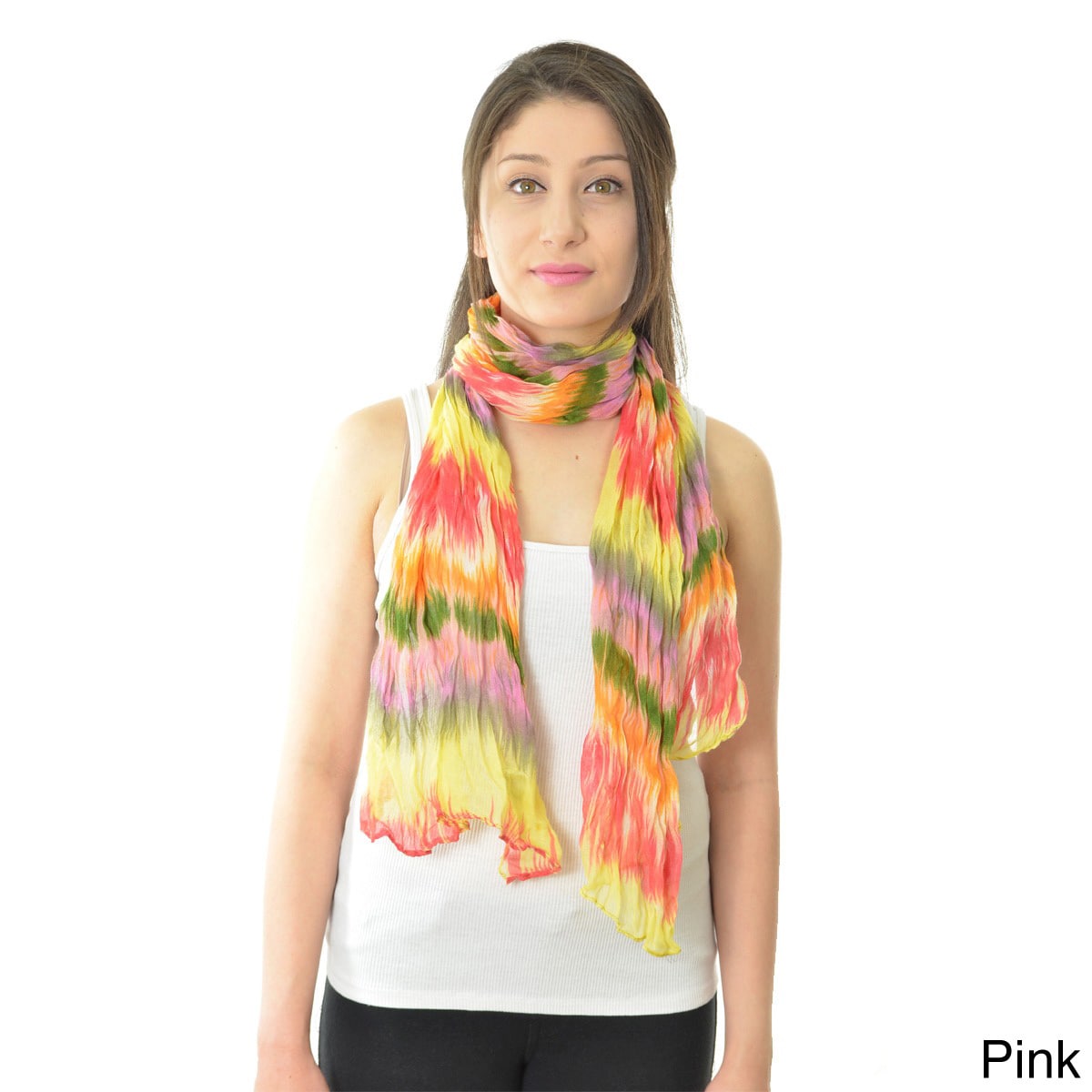 La77 Colorful Tie dye Scarf