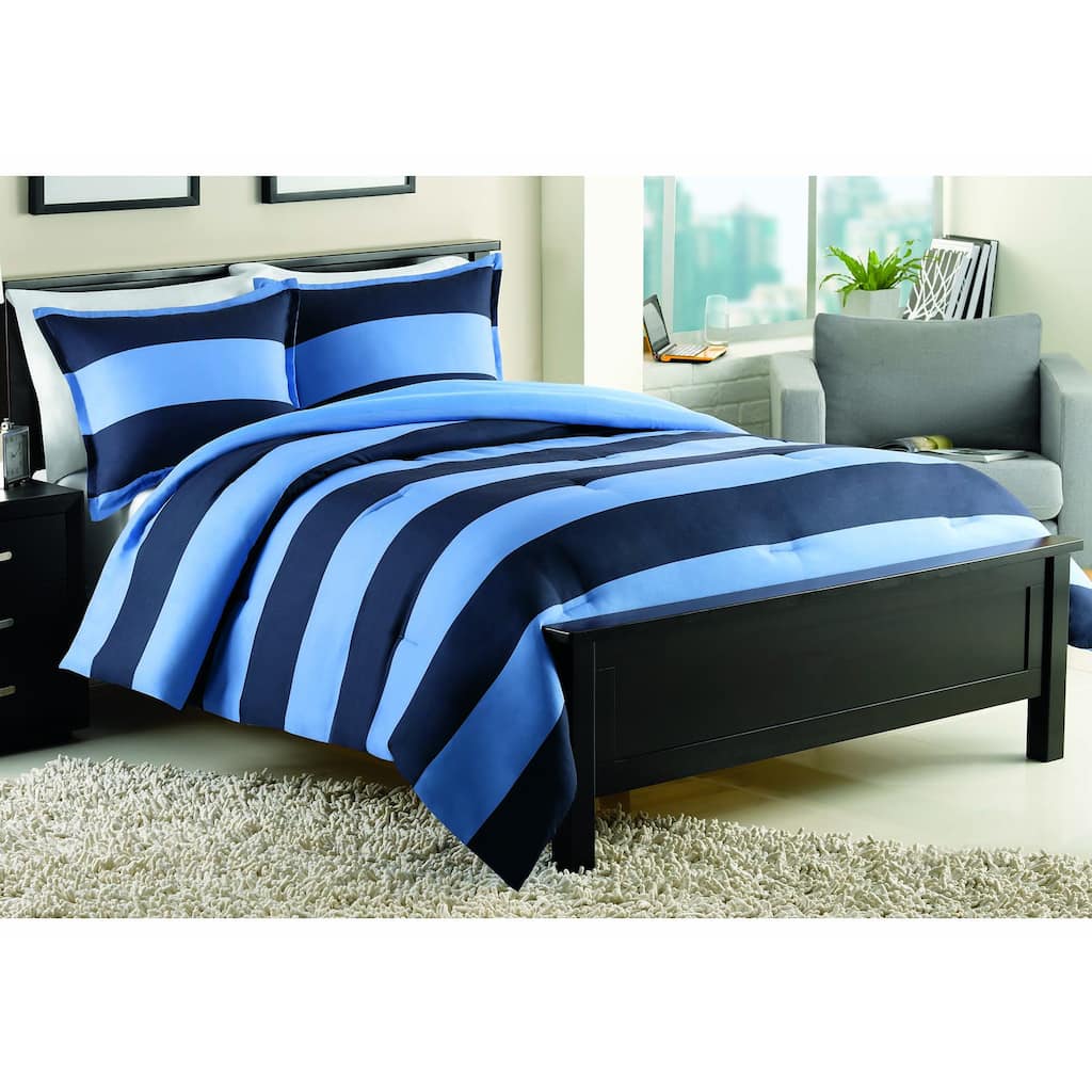 IZOD Rugby Stripe Mini Comforter Set