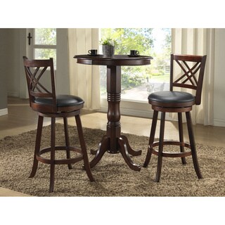 pub table round inch walnut whitaker furniture