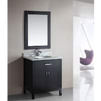 vanity bathroom sink inch single espresso vanities london 30inch element cabinet floating cabinets madrid marble backsplash overstock furniture today