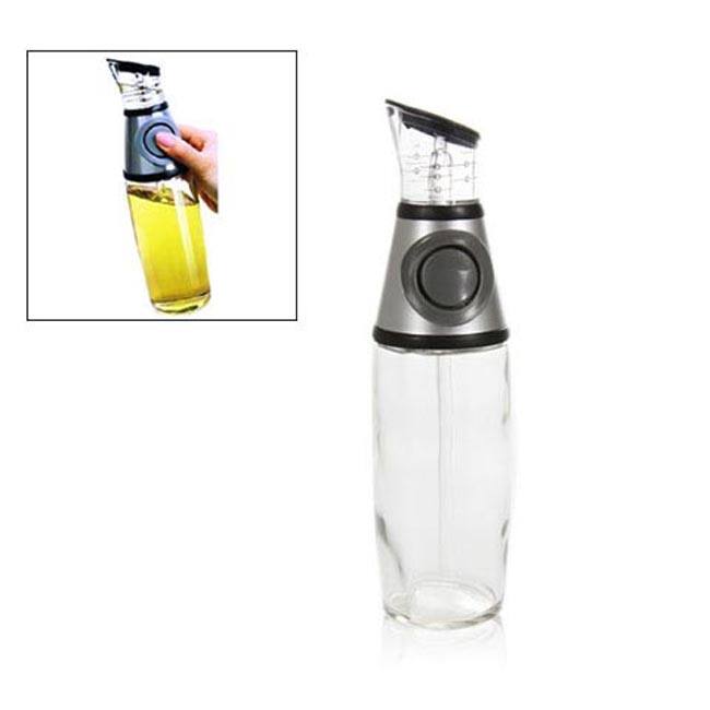 Press and Measure Oil & Vinegar Dispenser Bottle
