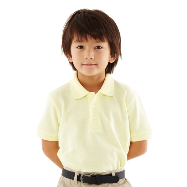 French Toast Toddler Boys' Short Sleeve Yellow Pique Polo Shirt