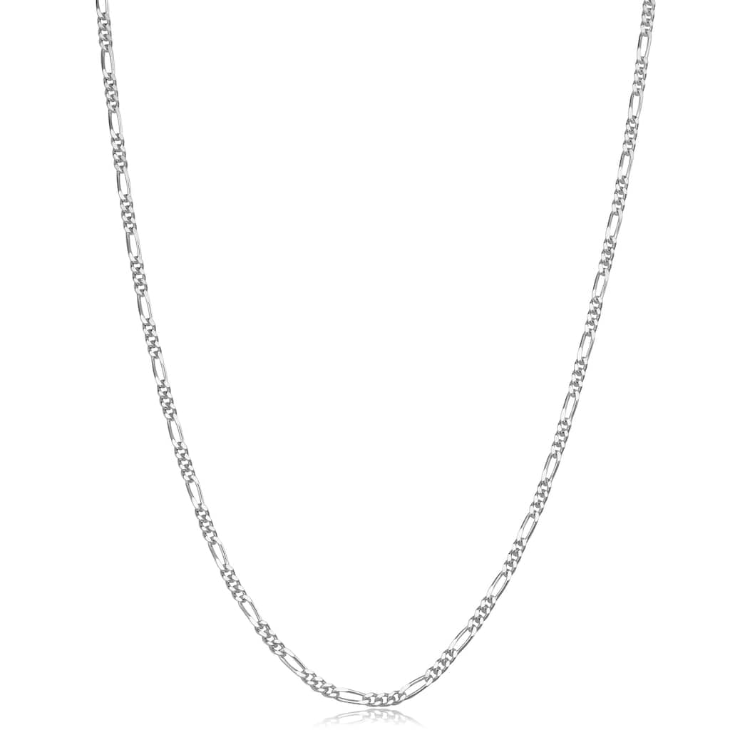Sterling Silver 1.7-mm Slim Figaro Chain (16-30 inch)