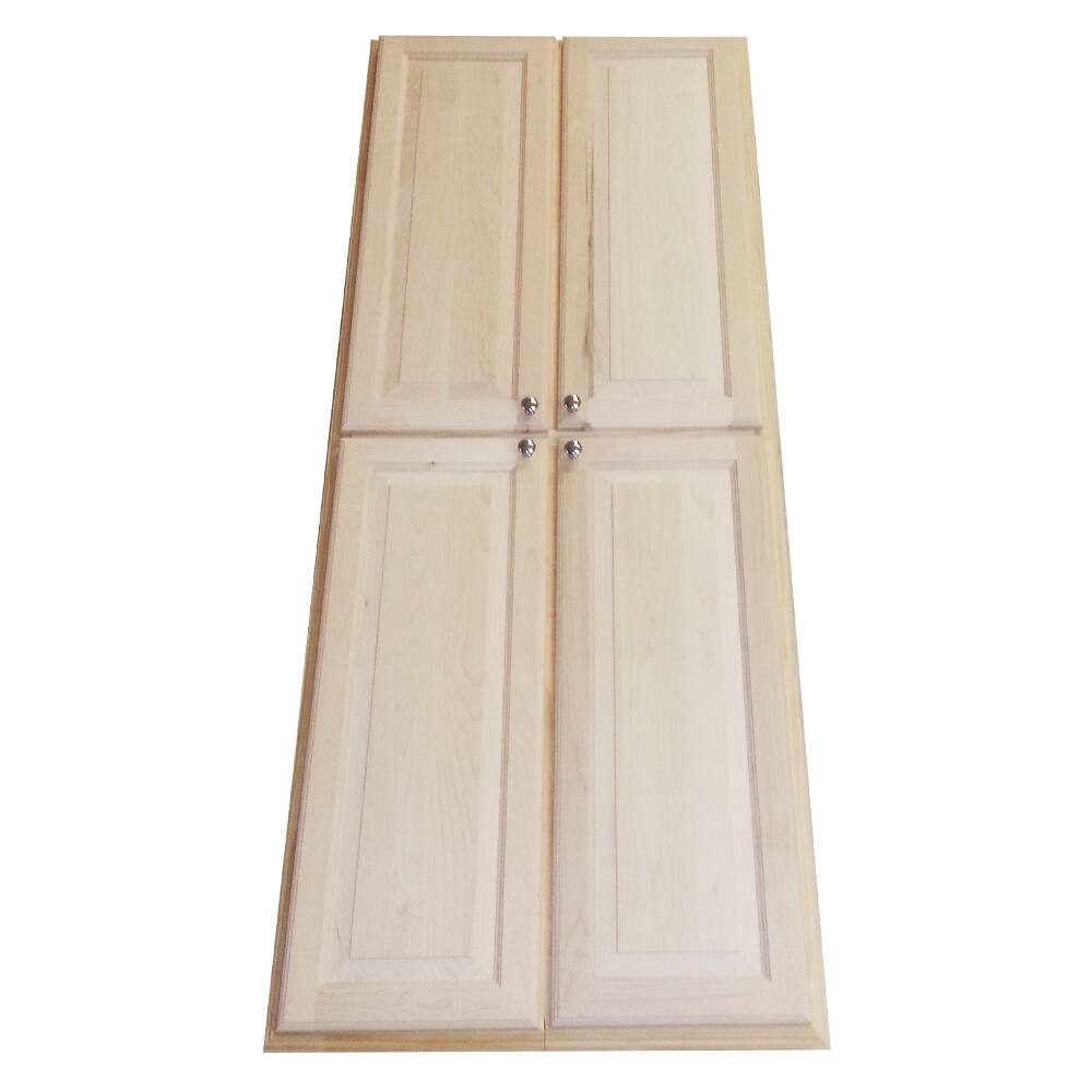 72-inch Double Door Recessed Pantry Storage Cabinet