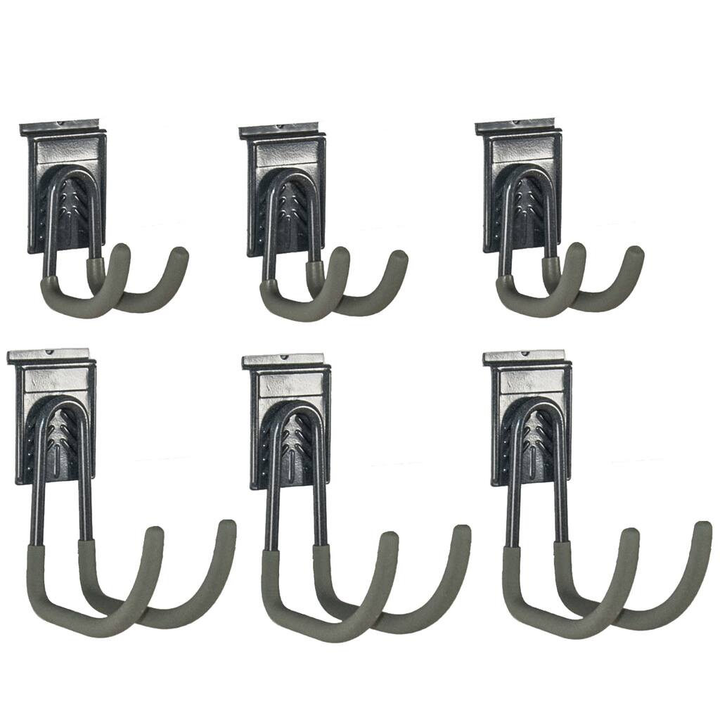 GlideRite Slatwall J-Hooks (Set of 6)