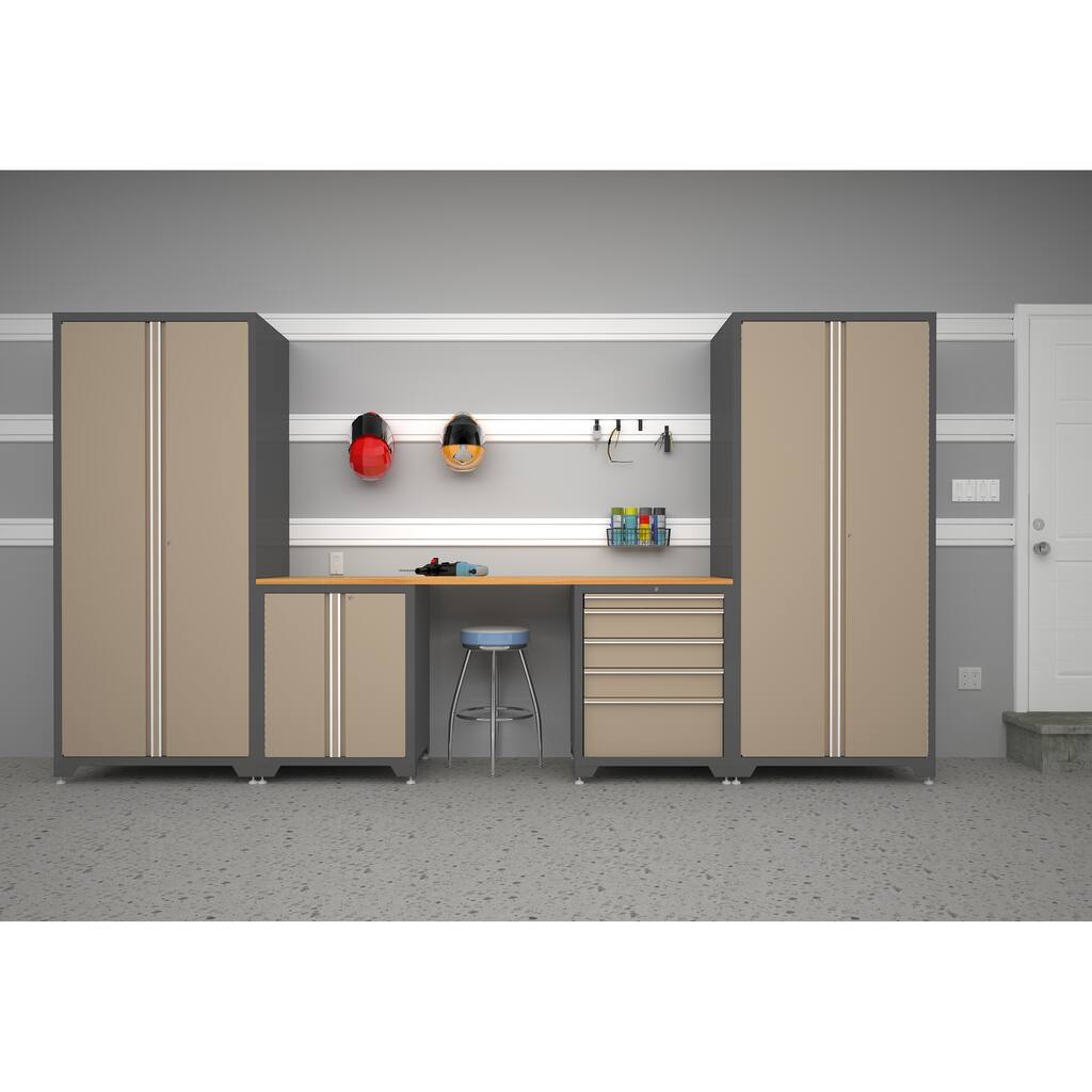 NewAge Products Pro Series Taupe 5-piece Cabinetry Set