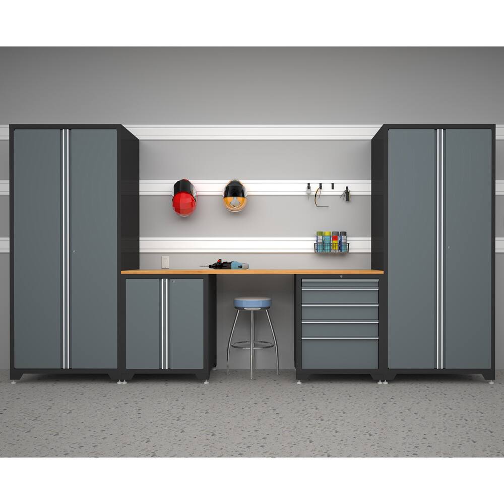 NewAge Products Pro Series Grey 5-piece Cabinetry Set
