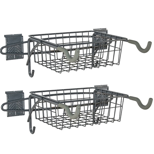 GlideRite Slatwall Bike Racks (Set of 2) GlideRite Garage Storage