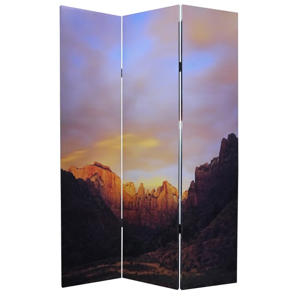 Shop Desert 3-Panel Canvas Screen - On Sale - Free Shipping Today ...