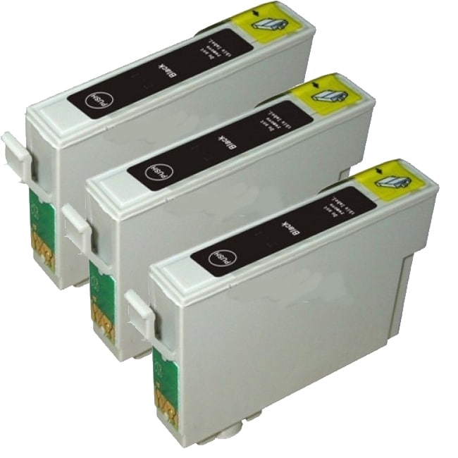 Epson T069120 (t0691) Black Remanufactured Ink Cartridge (pack Of 3) (BlackPrint yield 245 pages at 5 percent coverageNon refillableModel NL 3x Epson T0691 BlackWarning California residents only, please note per Proposition 65, this product may contain