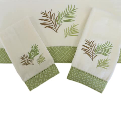 Sherry Kline Sago Palm Decorative 3-piece Towel Set