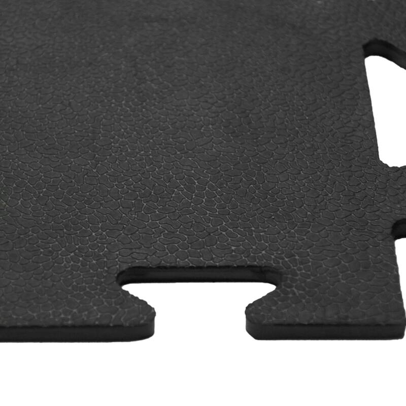 Armor-Lock Fitness Tiles - 3/8 x 20" x 20" - (8 Pack) - 20 x 20