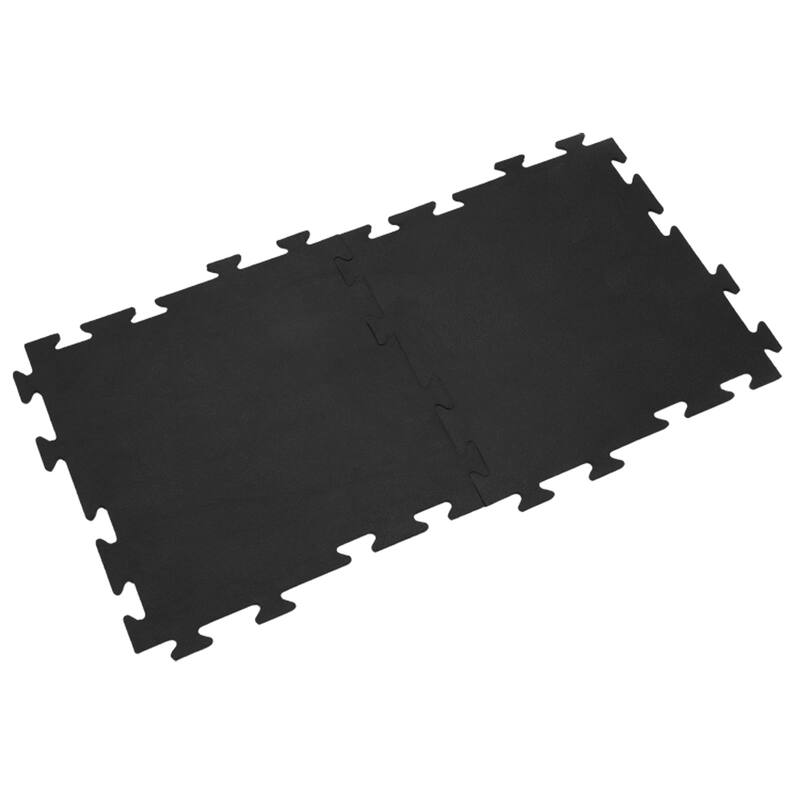 Armor-Lock Fitness Tiles - 3/8 x 20" x 20" - (8 Pack) - 20 x 20
