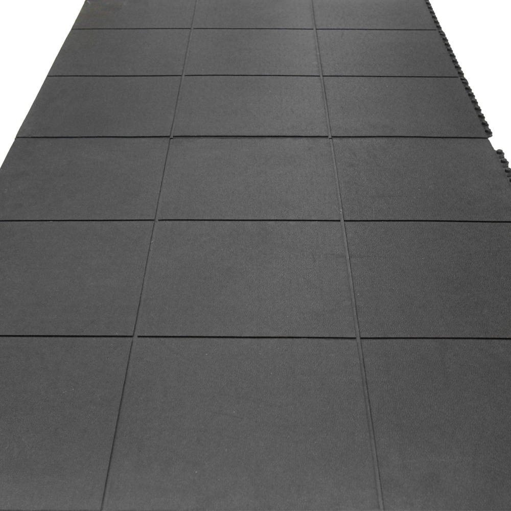 Rubber-Cal Z-Cycle Tiles Interlocking Rubber Mats - 28.5 in. x