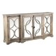 preview thumbnail 3 of 12, Amri Reclaimed Wood Mirrored 79-inch Sideboard by Kosas Home