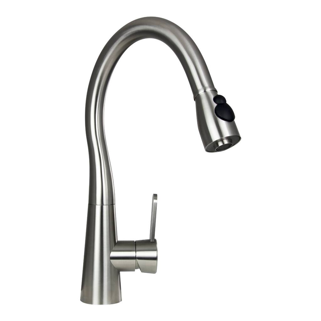 Boann 'Sophia' 16.75-inch Stainless Steel Pull-out Kitchen Faucet
