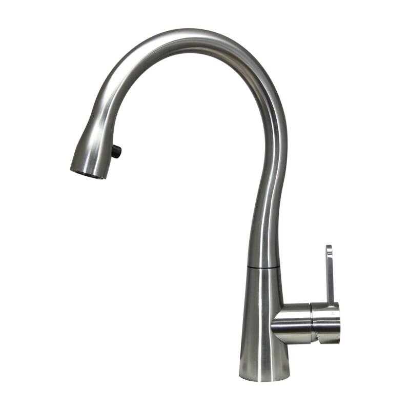 Boann Helena 14.4-inch Stainless Steel Pull-out Kitchen Faucet