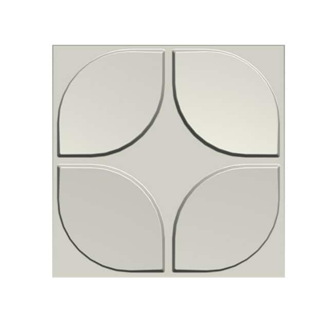 Set of 10 3D Contemporary Wall Panels Flower Design (26.67 square feet)