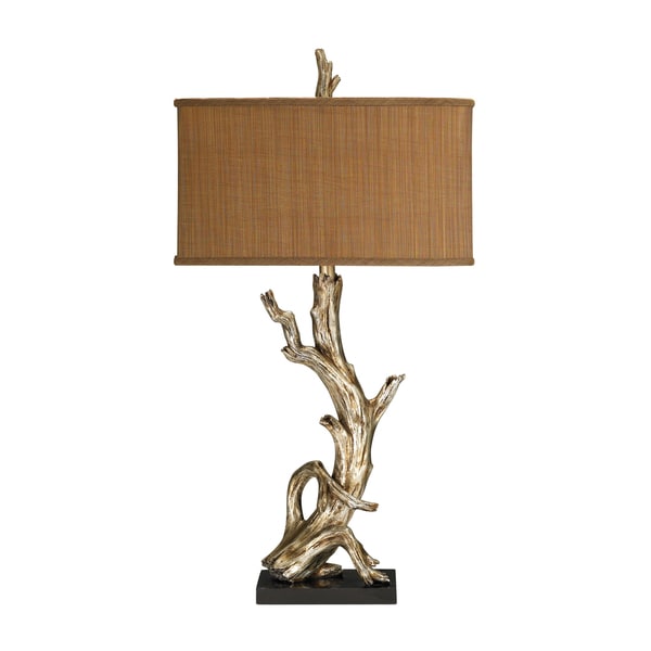 Dimond Lighting 1-light Silver Leaf Table Lamp