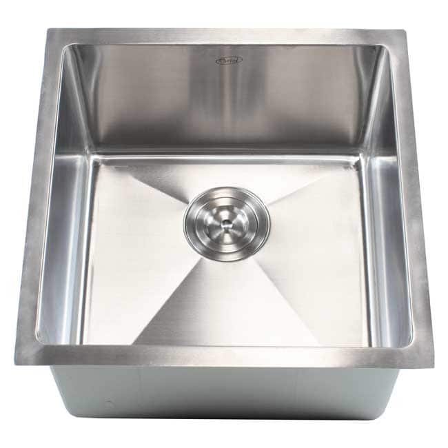 18" Undermount Stainless Steel Kitchen Bar Sink 15mm