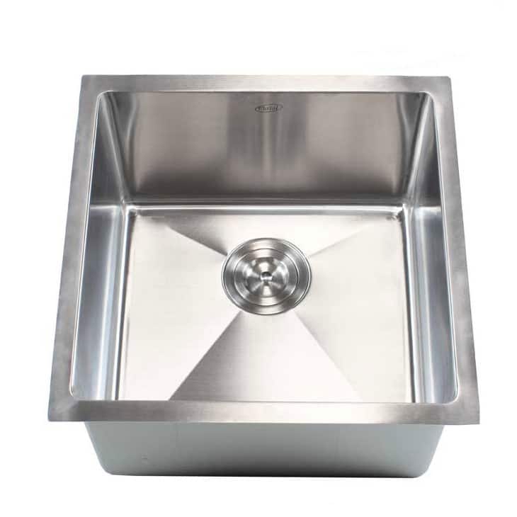 18" Undermount Stainless Steel Kitchen Bar Sink 15mm