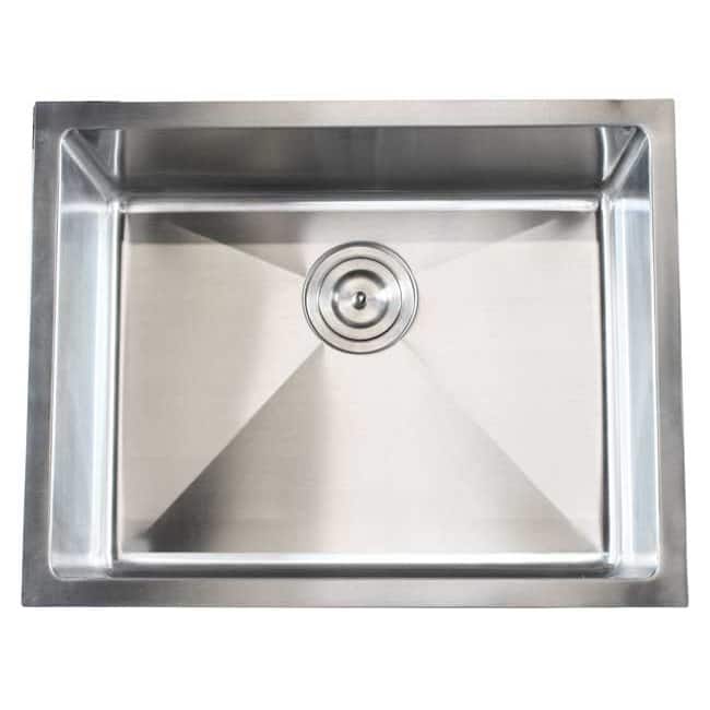 Stainless Steel Undermount Single Bowl 15mm Kitchen Sink